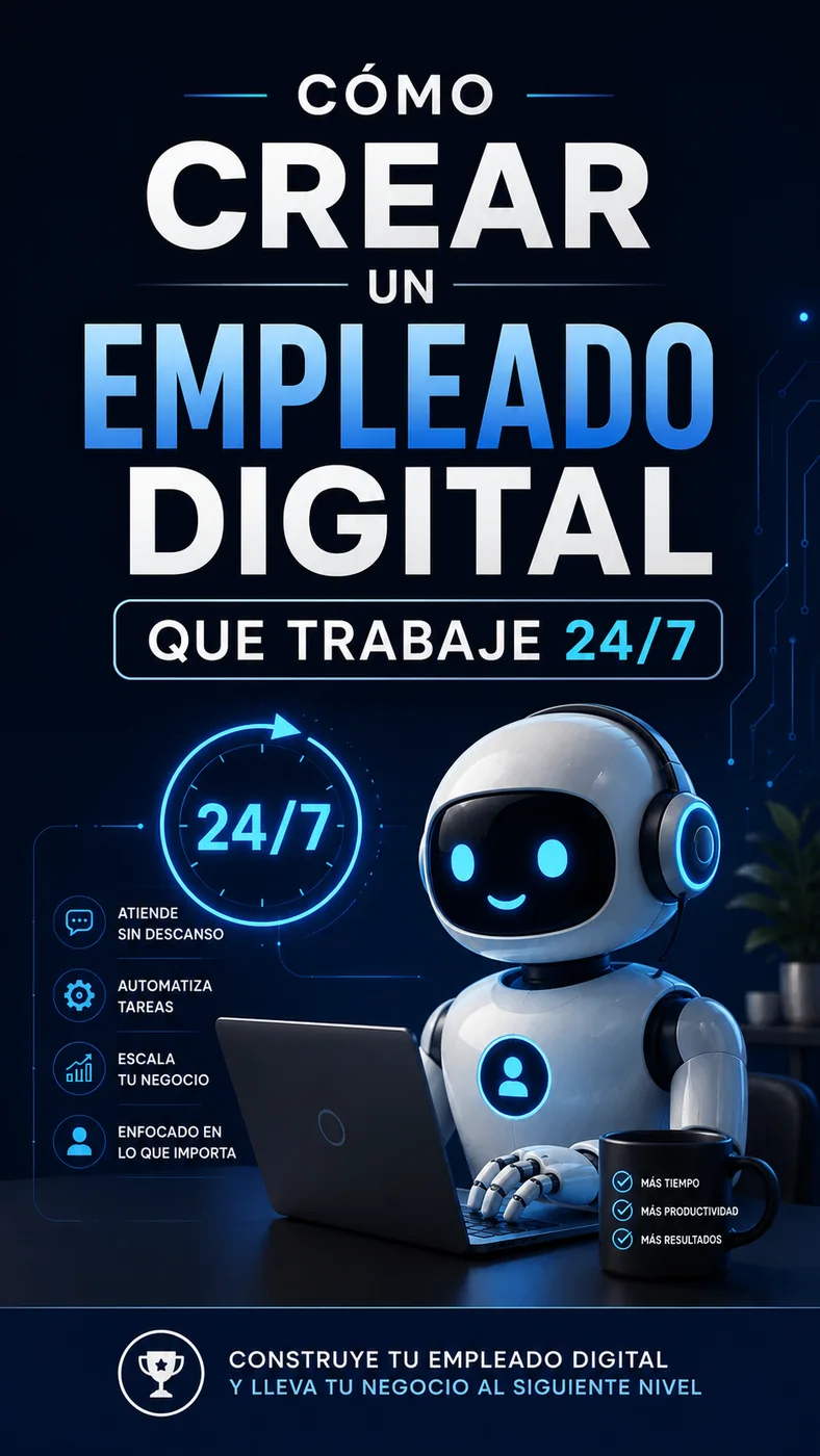 Portada de Cómo Crear un Empleado Digital que Trabaje 247