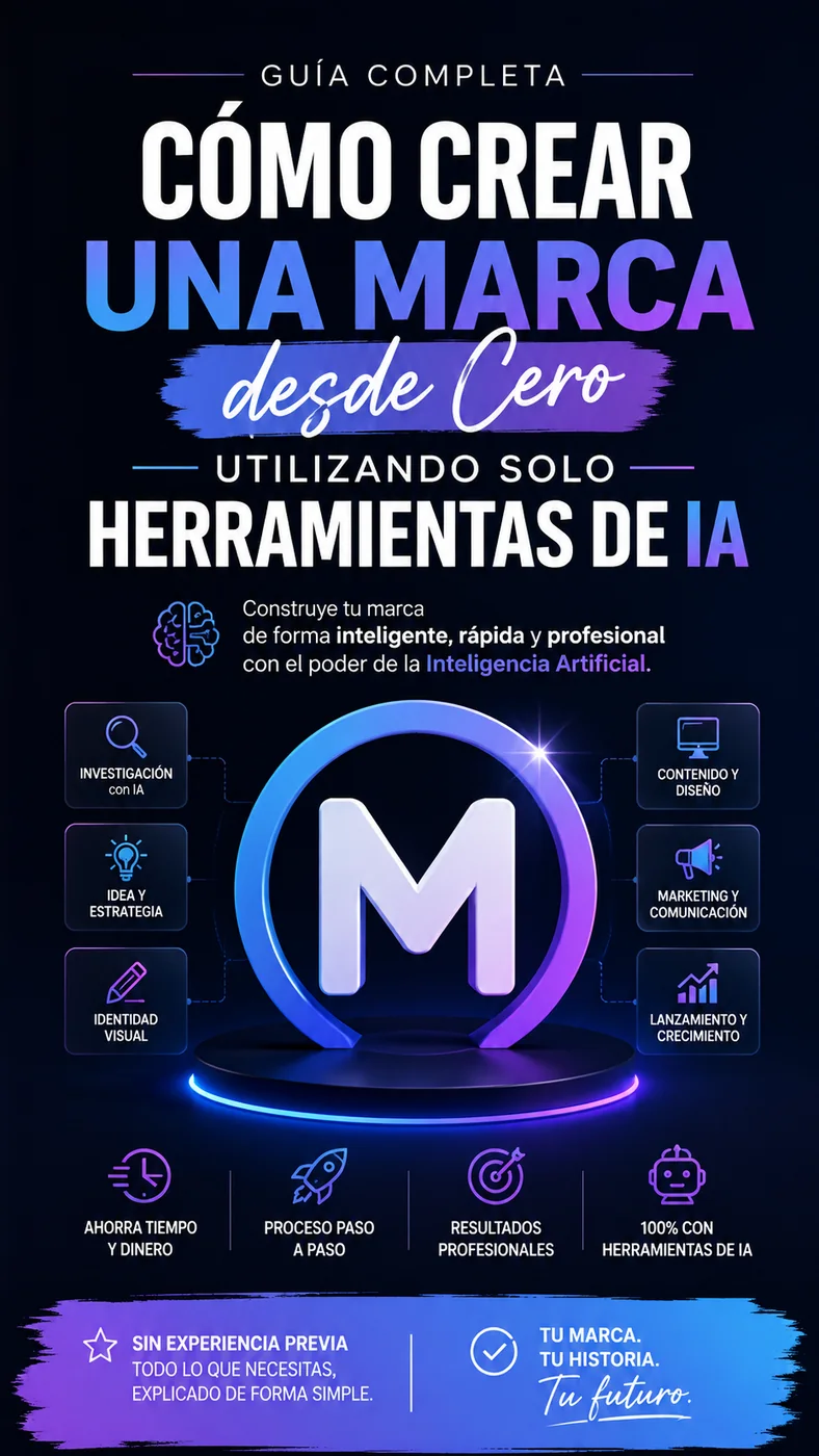 Portada de Cómo Crear una Marca desde Cero Utilizando Solo Herramientas de IA
